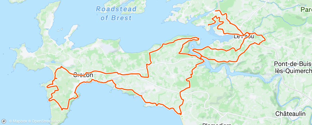 Map of the activity, Gravel Beach by CVN