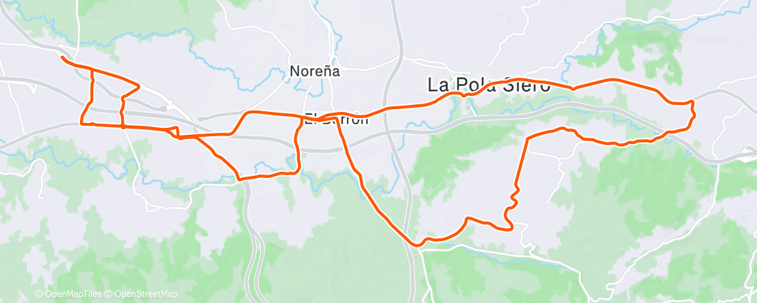 Mappa dell'attività Carretera LGB