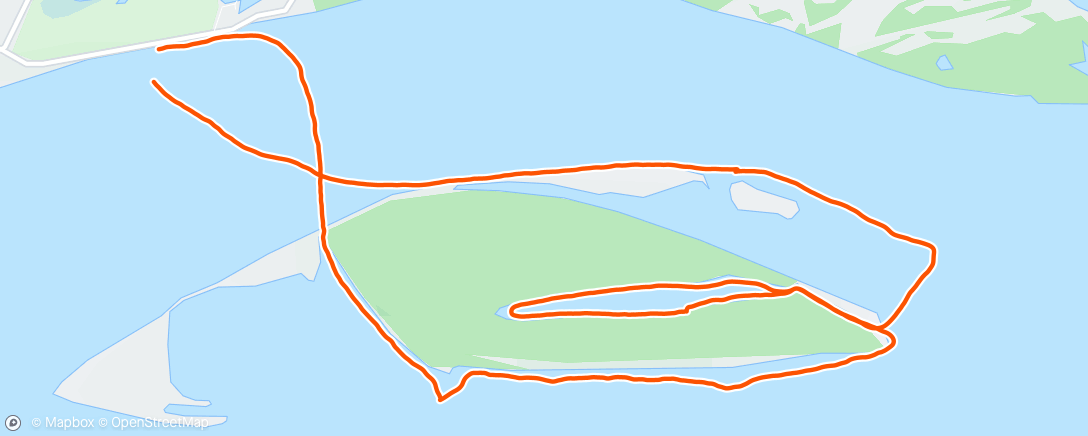 Karte der Aktivität „Afternoon Kayaking”