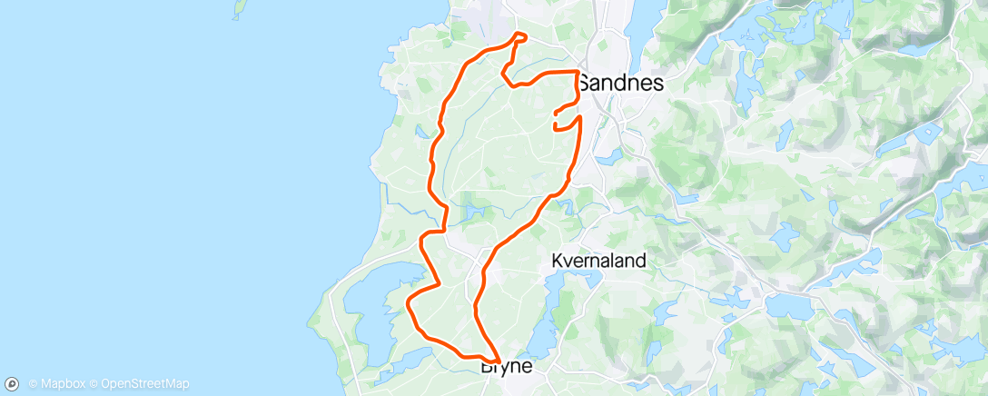 Map of the activity, Søndagstrill med C og Solland