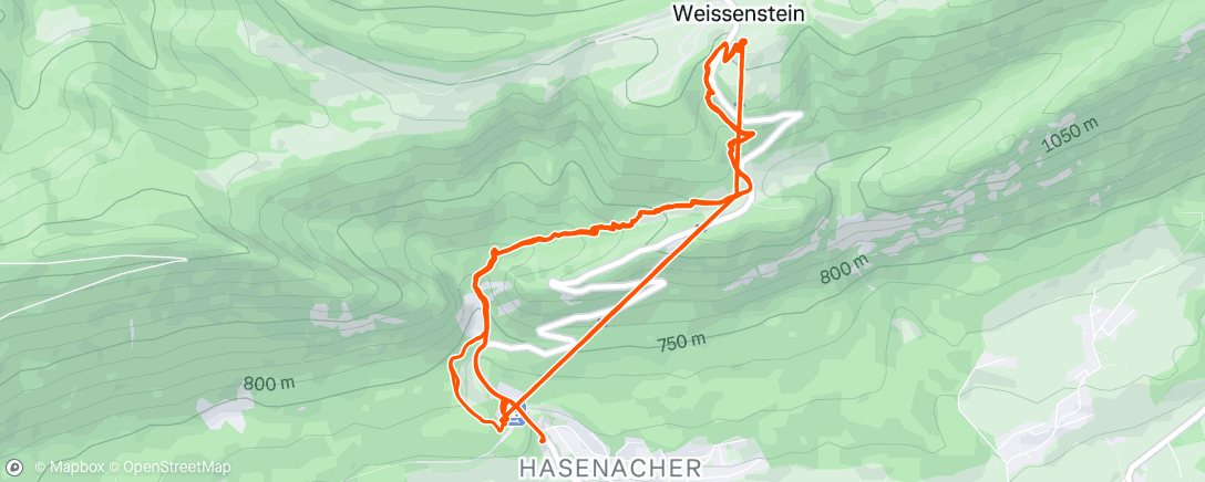 Map of the activity, Mountainbike-Fahrt am Morgen