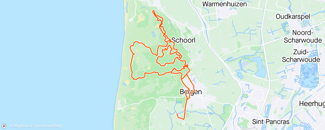 Map of the activity, Full suspension