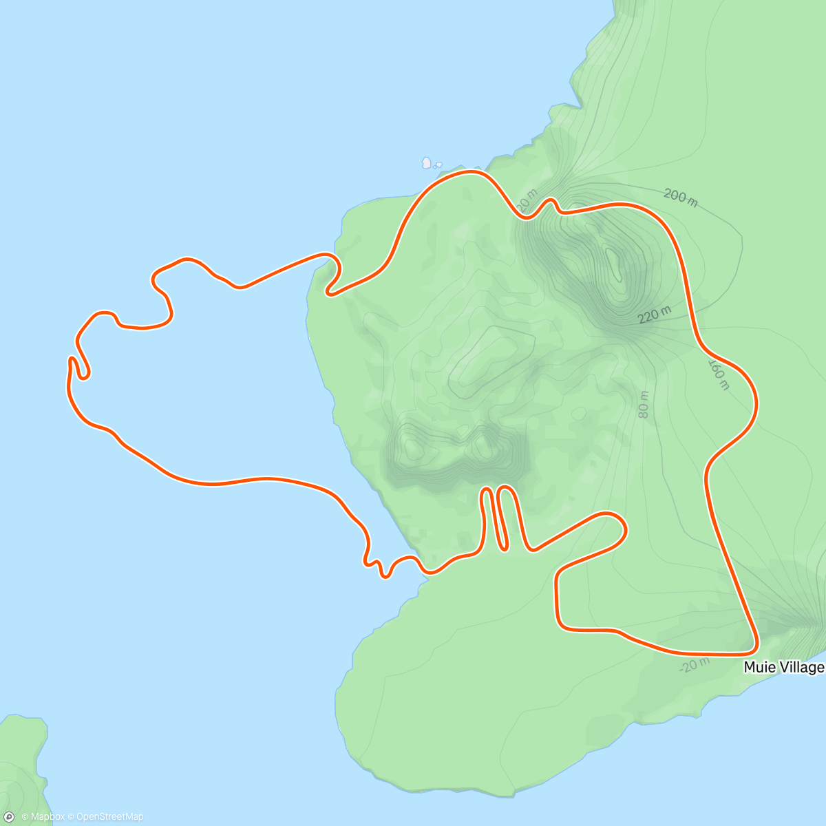 Map of the activity, Zwift - Volcano Flat in Watopia