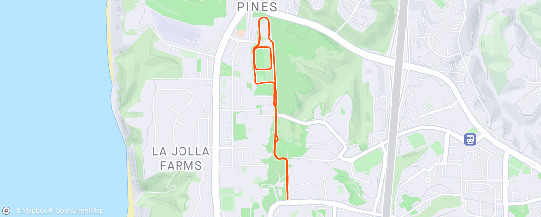Map of the activity, Huge shoutout to Prehab for improving my hip mobility. I can climb the fence easily now
