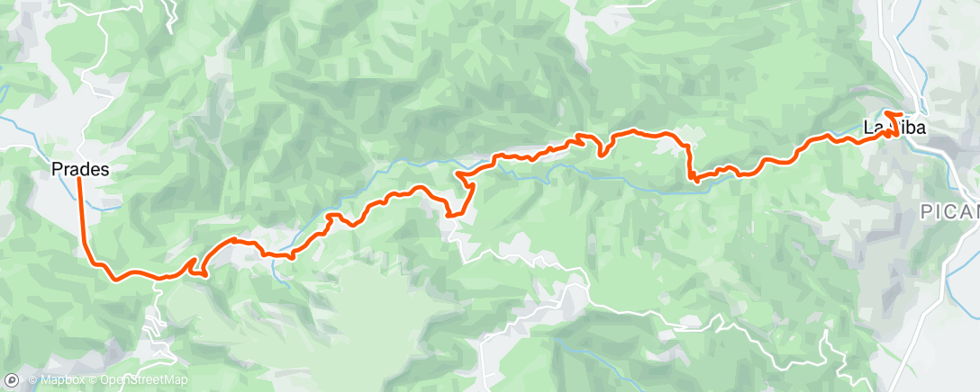 Karte der Aktivität „Filipowe Kilometry 💙
BKOOL - Prades-La Riba”