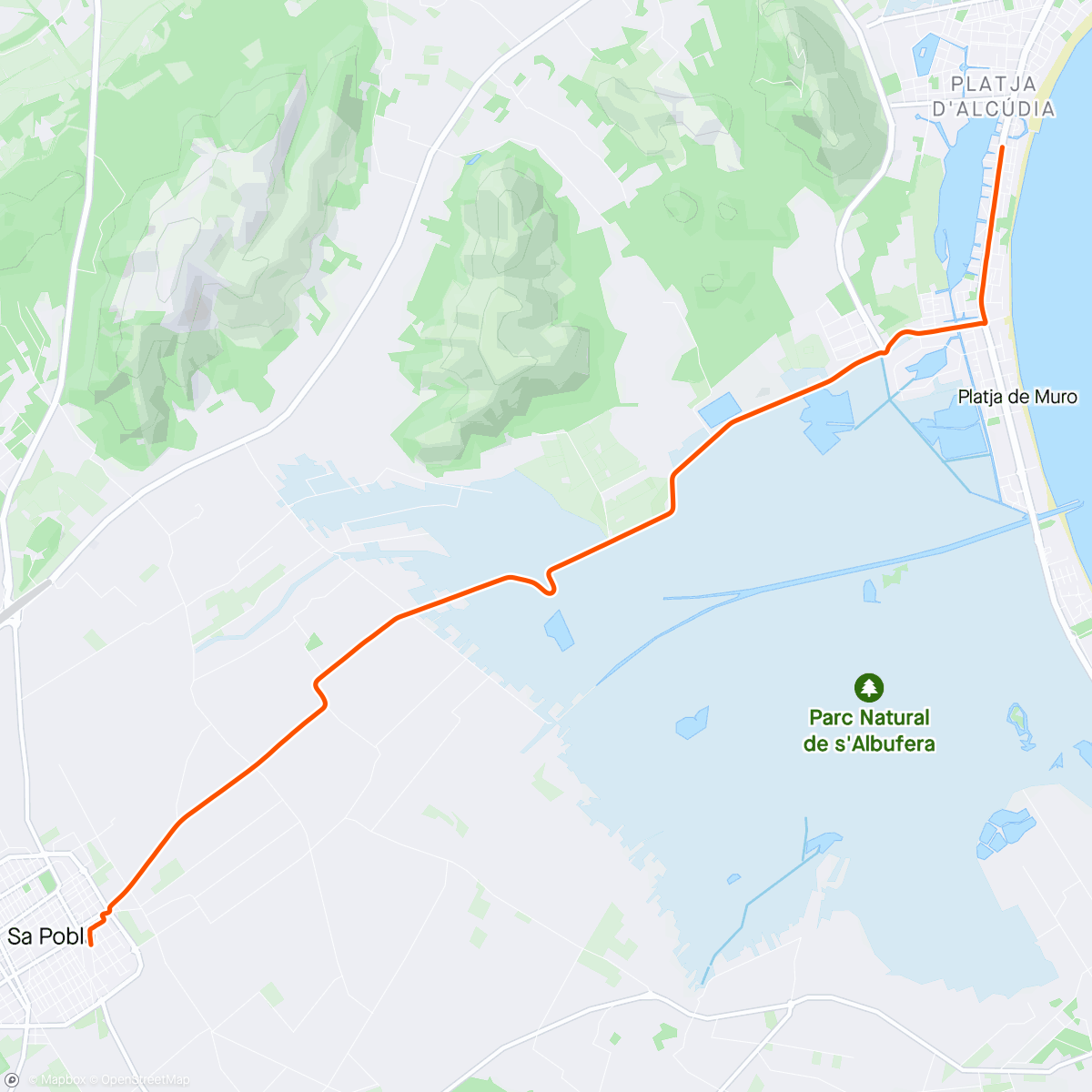 Map of the activity, Off to Guide my first Group of the Season…Life is Good Indeed 🥳