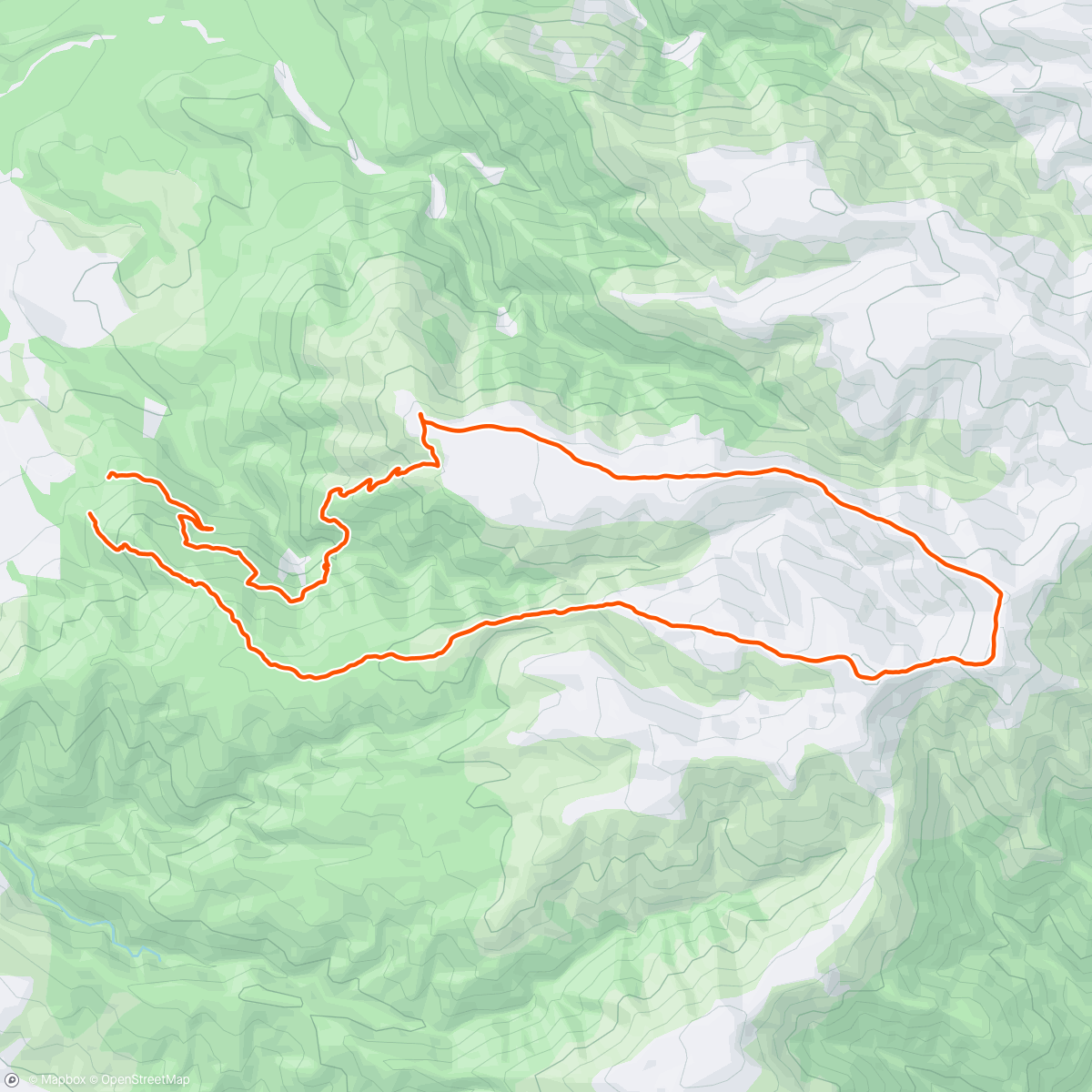 Mapa da atividade, Rangiwahia hut track and back Deadman’s track