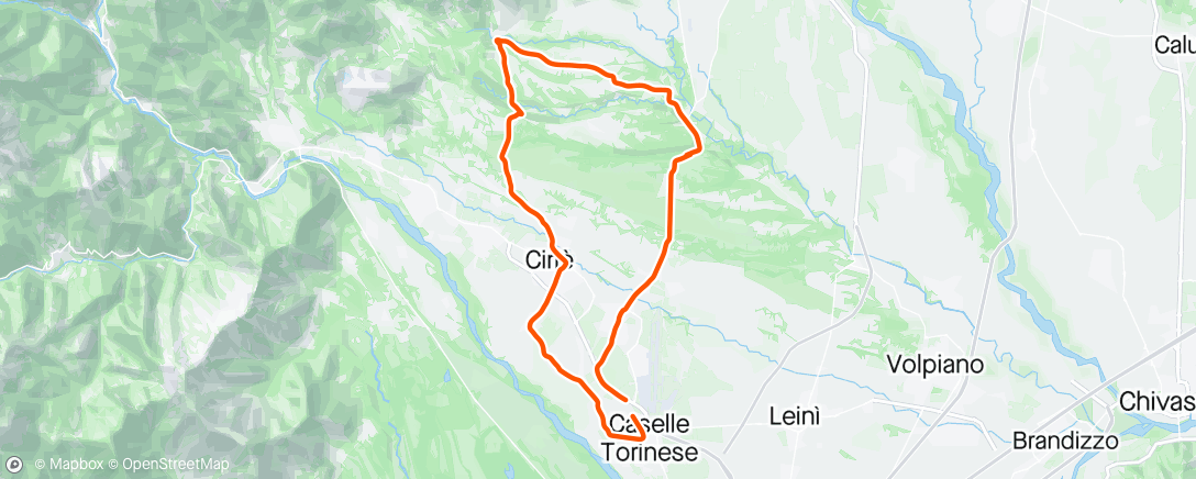 Map of the activity, Morning  Ride