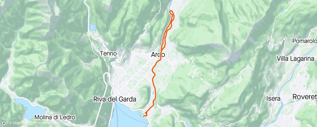 Map of the activity, Sessione di mountain biking pomeridiana 🌧️🌧️🌧️