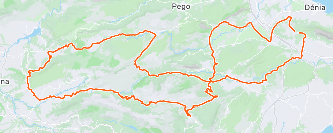 Map of the activity, Morning Ride