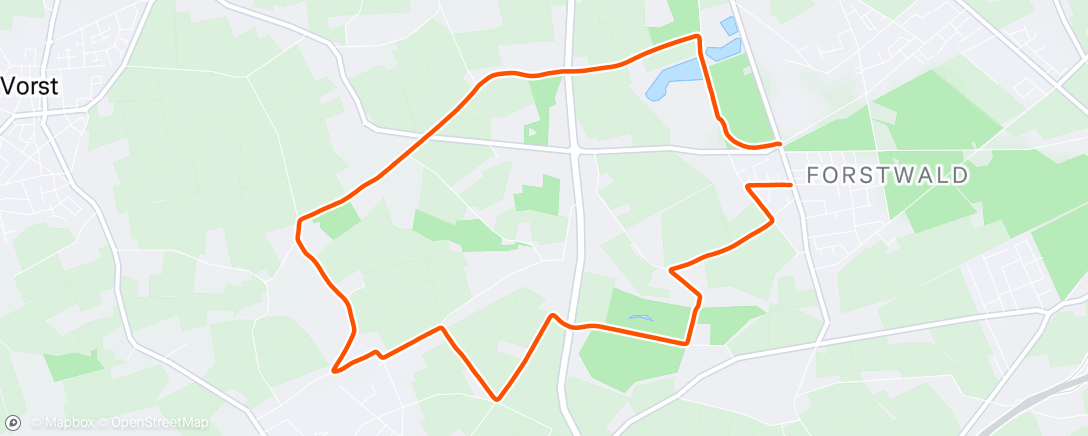 Map of the activity, Sunday Jog with my Daughter