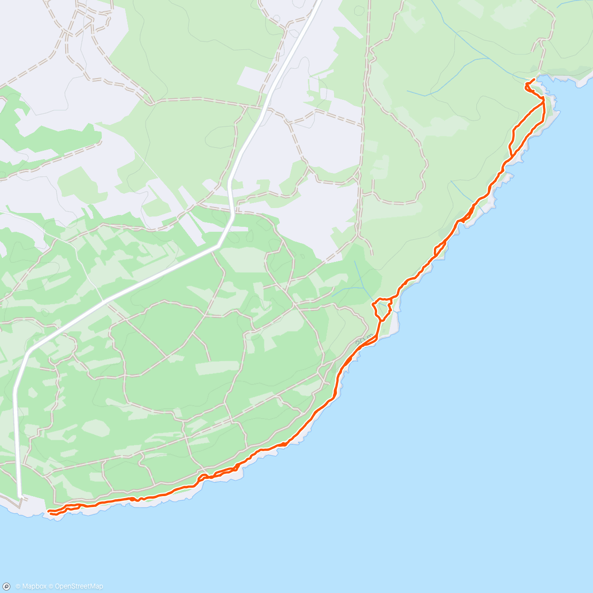 Map of the activity, Morning Trail Run 😍🏖️Cap des Salinies- Cala Màrmols t/r langs klippene
