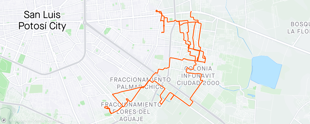 Mapa da atividade, Bici 1 🚴