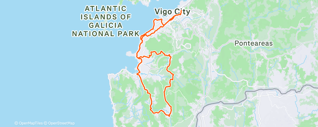 Карта физической активности (Olivada)