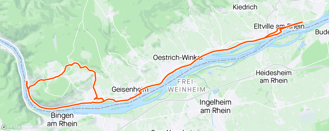 Map of the activity, Gravel-Fahrt am Nachmittag