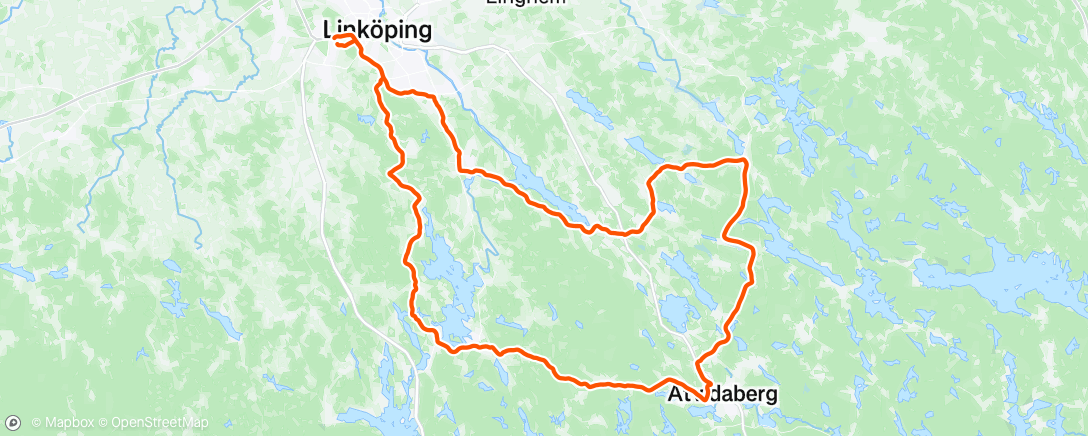 Map of the activity, Åtvid