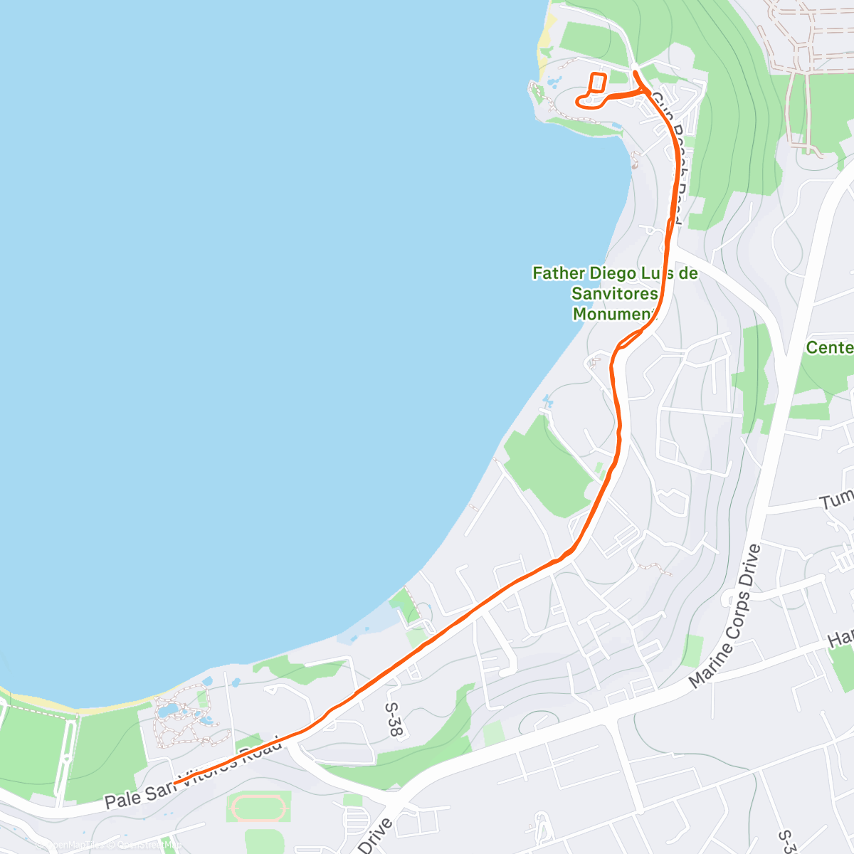 Map of the activity, 🎄Morning Run