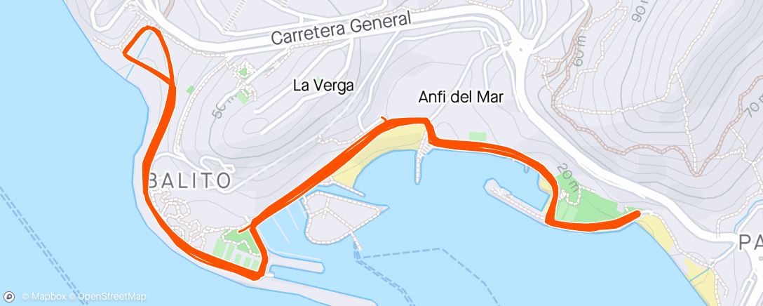 Map of the activity, Challenge Gran Canaria Run