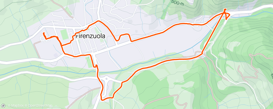 Map of the activity, Camminata 🚶