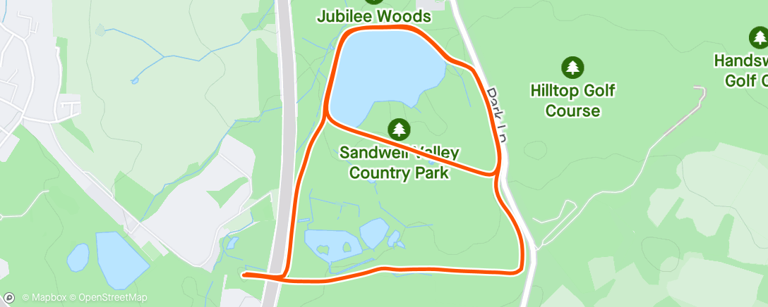 Karte der Aktivität „Sandwell Valley #parkrun”