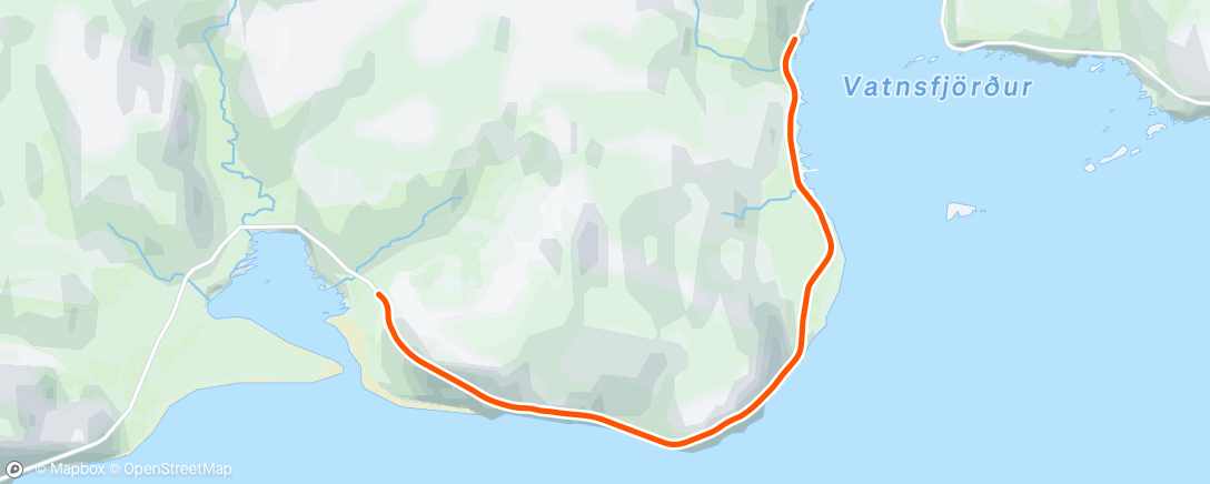 Map of the activity, Avondloop