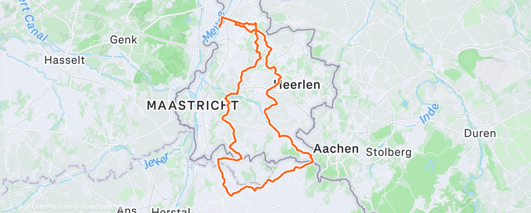 Map of the activity, Forza CC