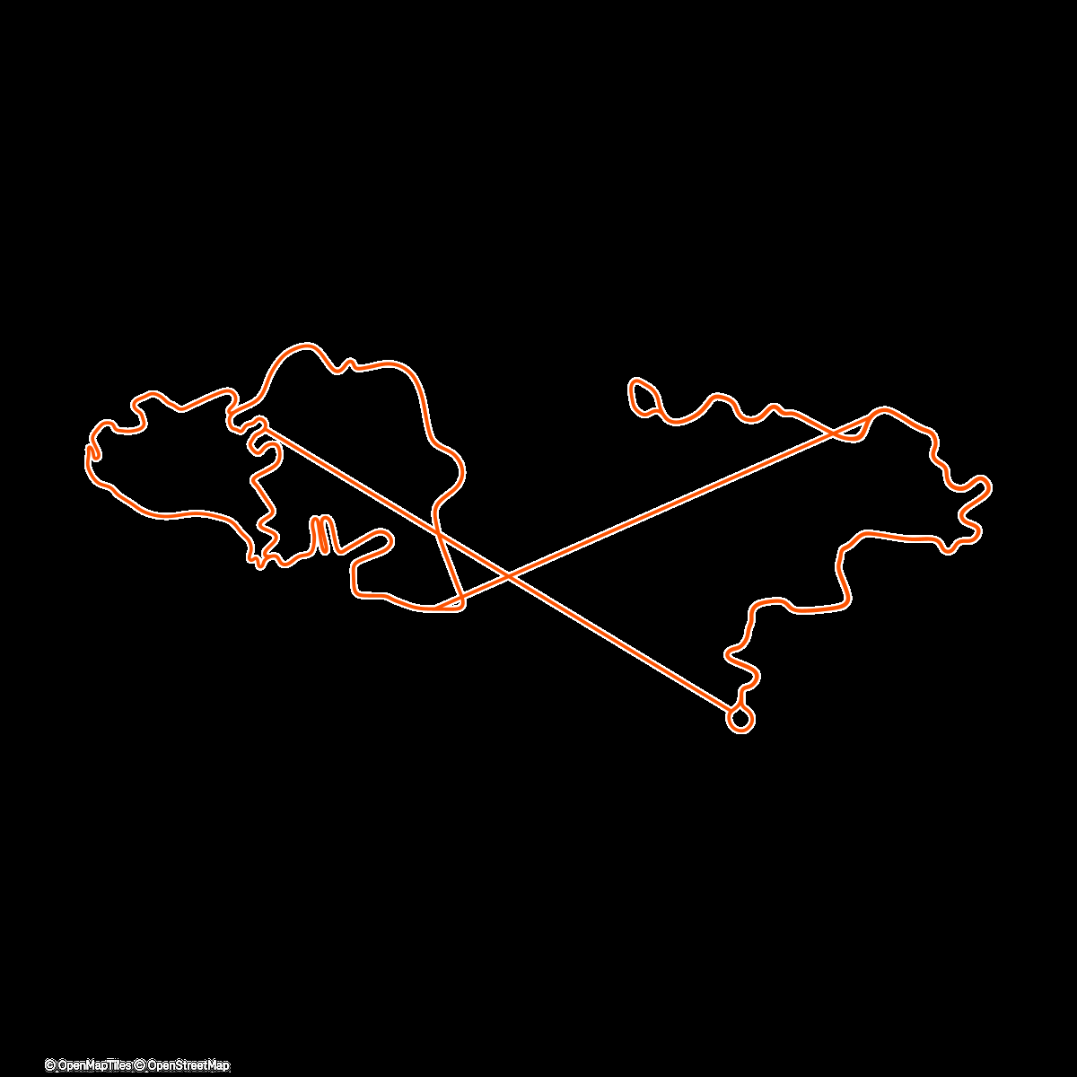 Map of the activity, Zwift - Flat Route in Watopia