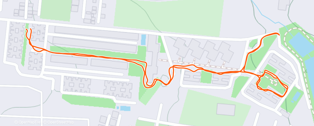 Карта физической активности (Night Walk)