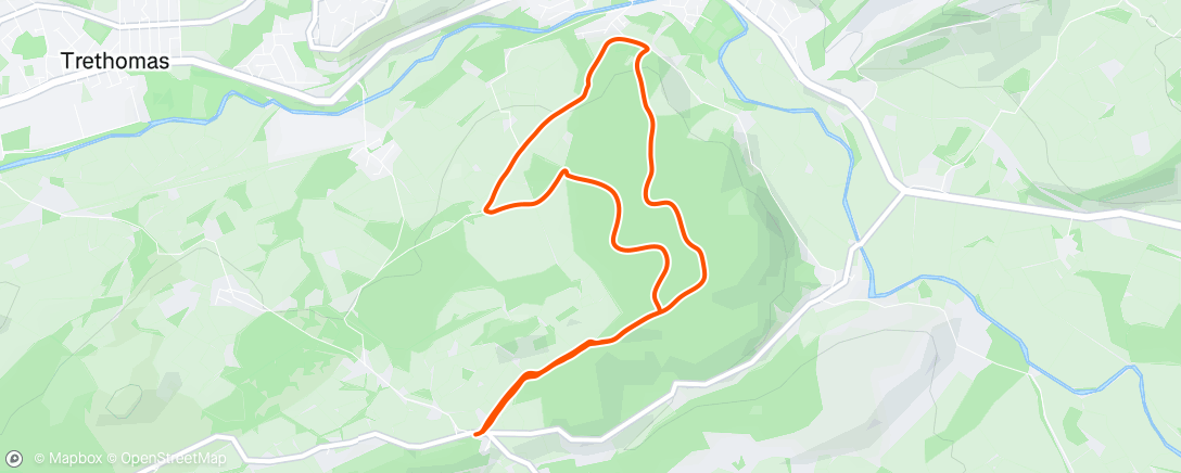 Map of the activity, Lead on club run. Followed by a drink in the Maenllwyd Inn. Great company 😊