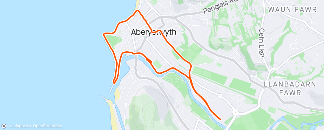 Map of the activity, Well that was hard work after doing nothing for a week but eat and drink and it was sooo windy on the prom