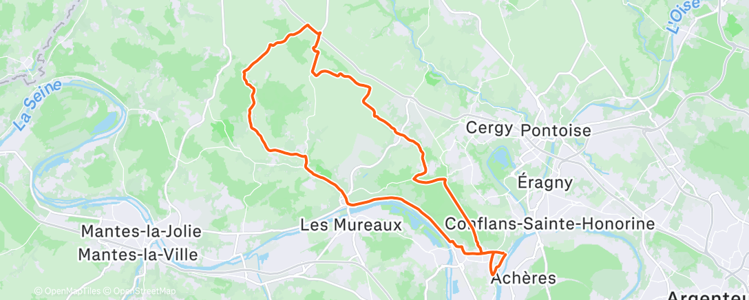 Map of the activity, Collé au maximum