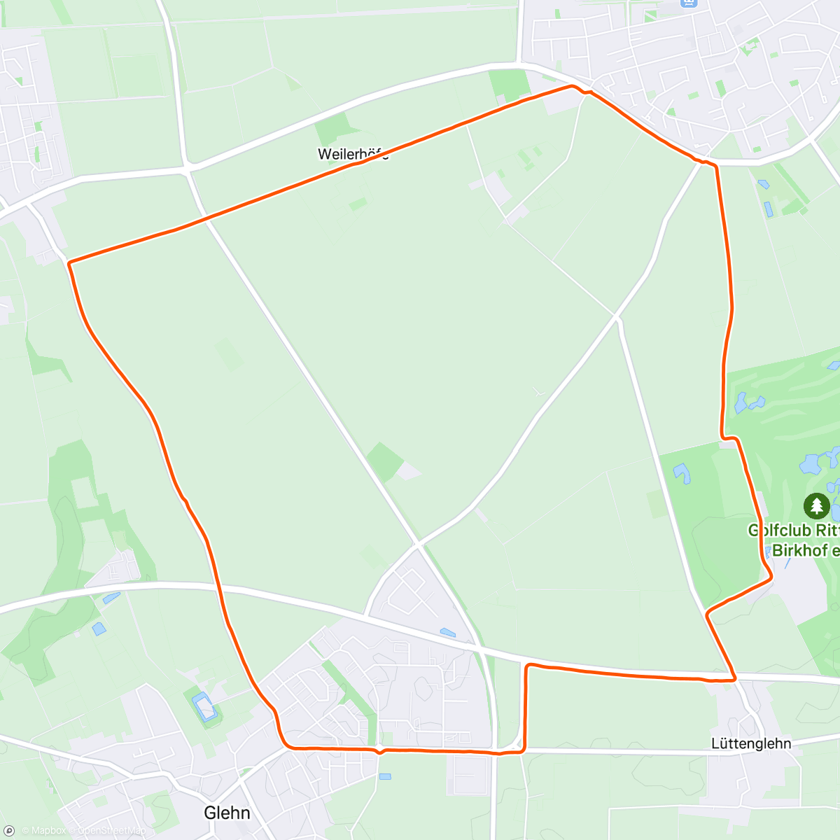 Map of the activity, Lockere Mittagsrunde mit Andrea