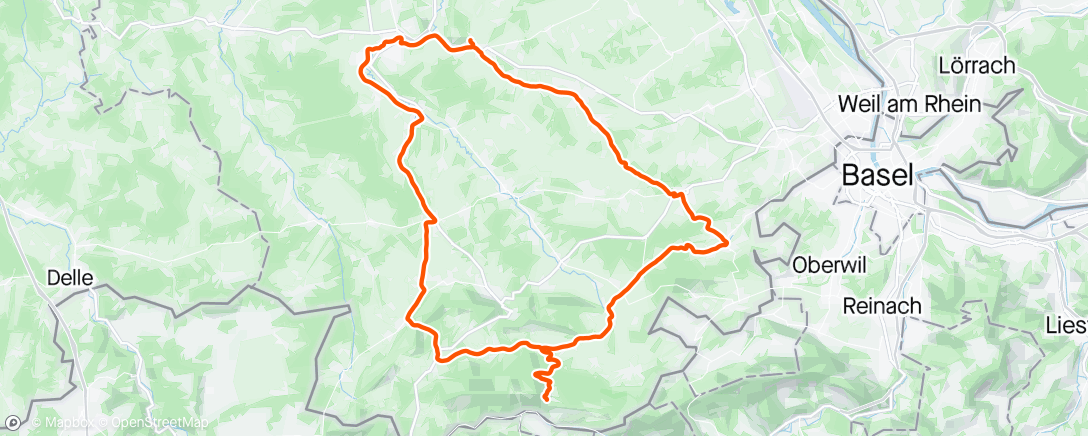 Map of the activity, Vélo du matin poussif 🌞🌬🌬
