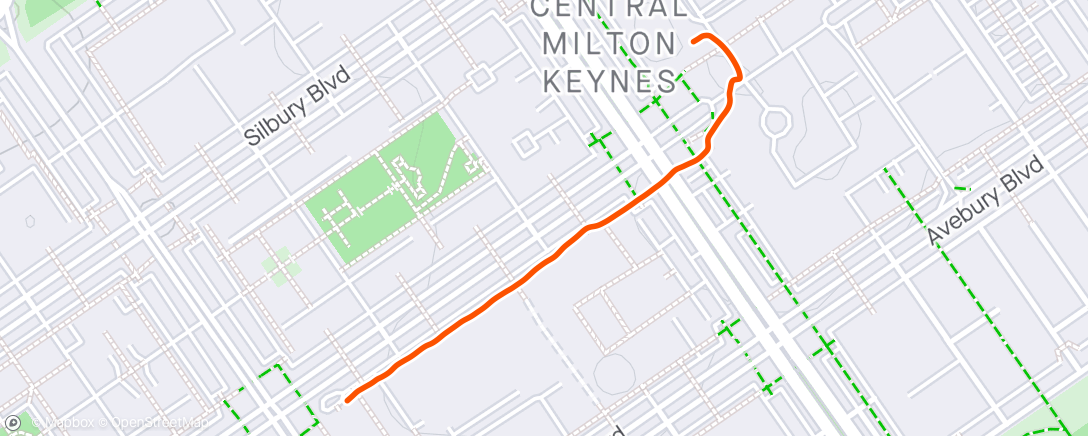 Mappa dell'attività Afternoon Walk