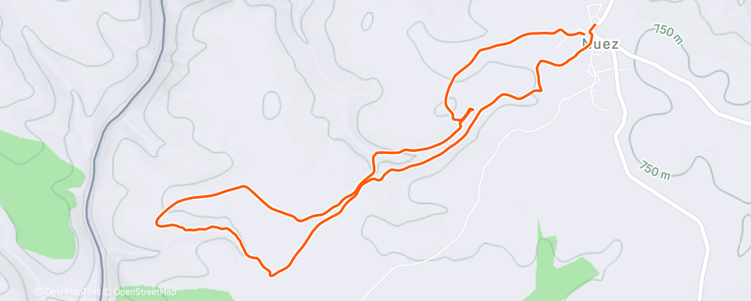 Map of the activity, Paseo a ver la herencia