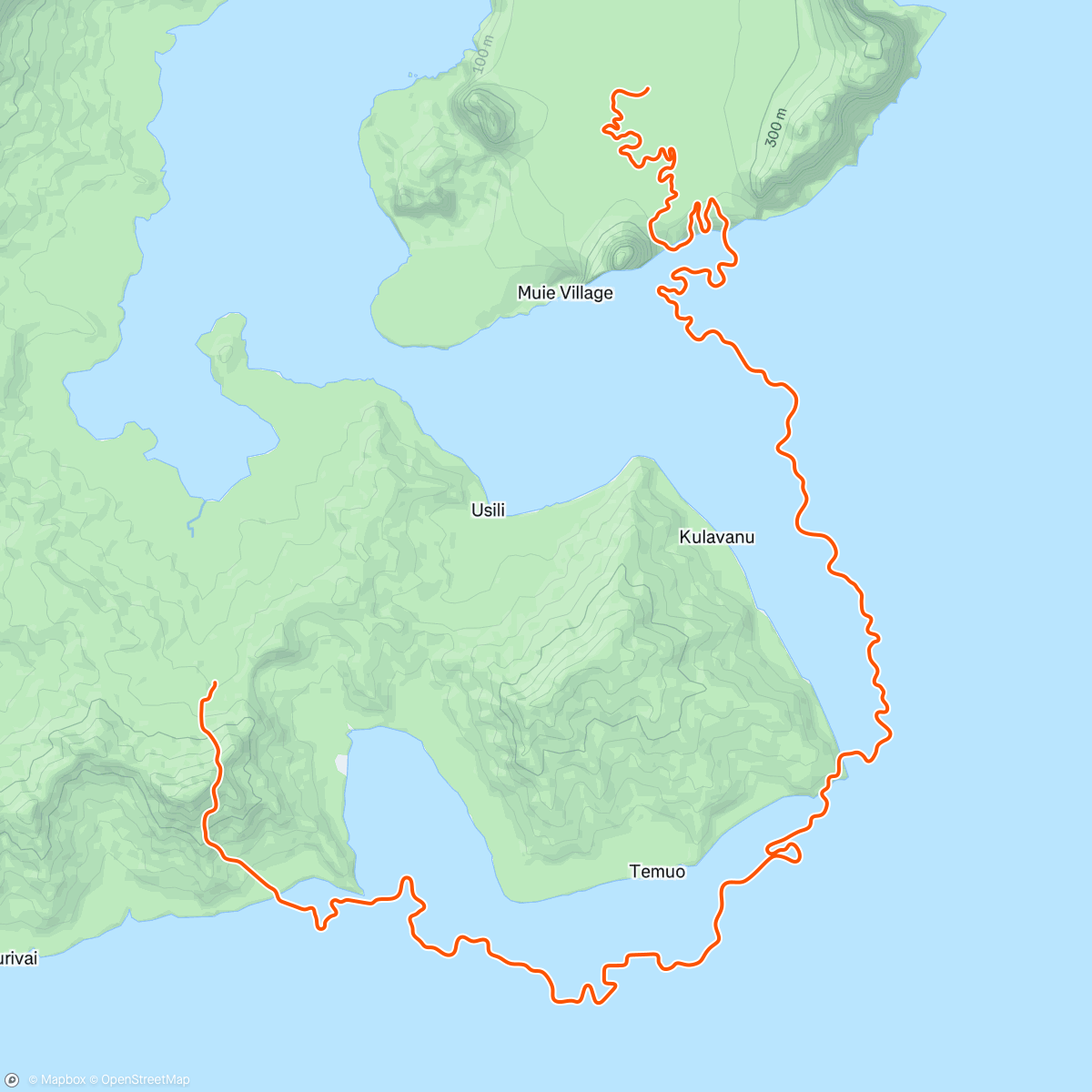 Map of the activity, Zwift - Canopies and Coastlines in Watopia