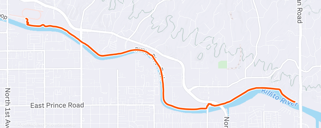 Map of the activity, Afternoon E-Bike Ride