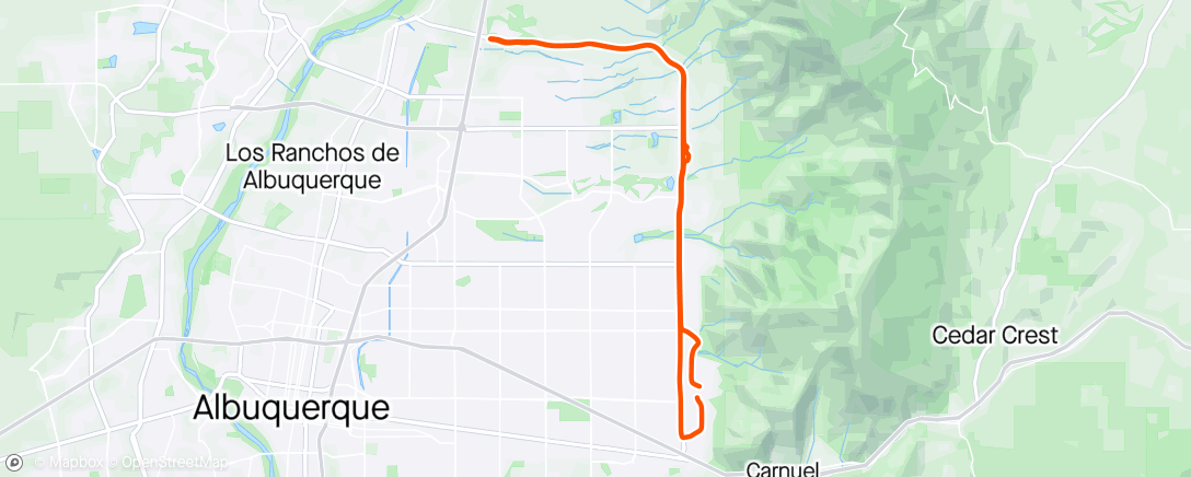 Map of the activity, Morning Ride