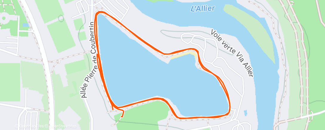 Map of the activity, Échauffement avec Rémi