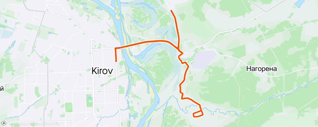 Map of the activity, Прохлад очка