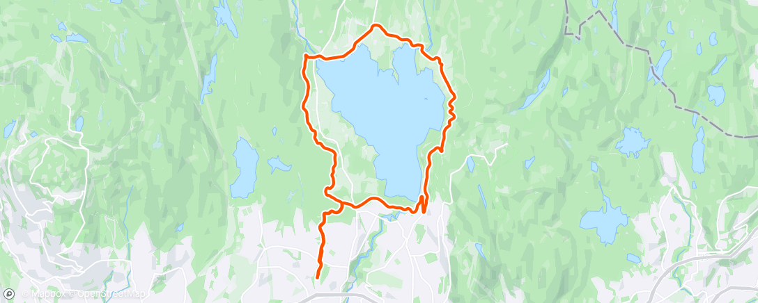 Map of the activity, Maridalsvannet