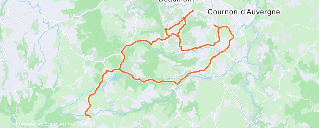 Map of the activity, Trankil avec Thierry !!