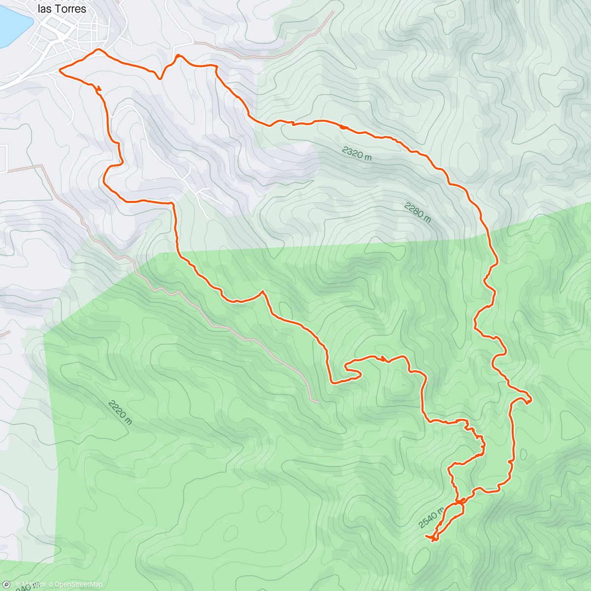 Map of the activity, Morelia.
