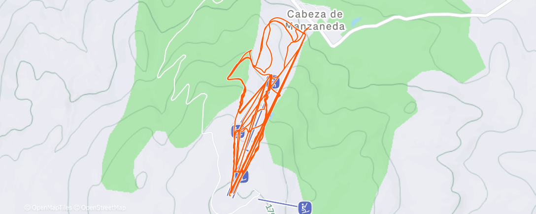 Карта физической активности (Día 2 manzaneda)