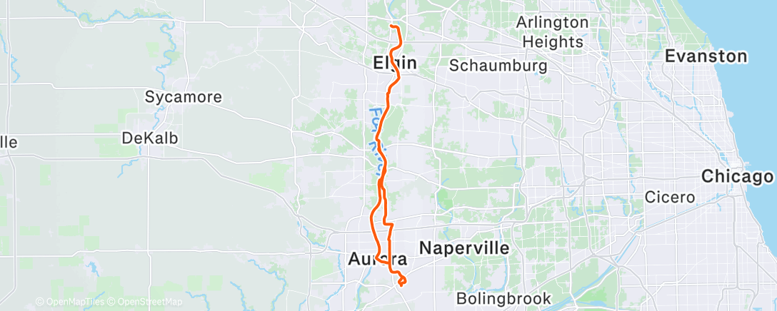 Map of the activity, Slick n sloppy