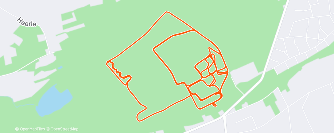 Map of the activity, Namiddagrit