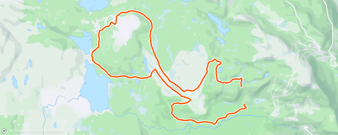 Map of the activity, Kveldstur i Digeråsrunden