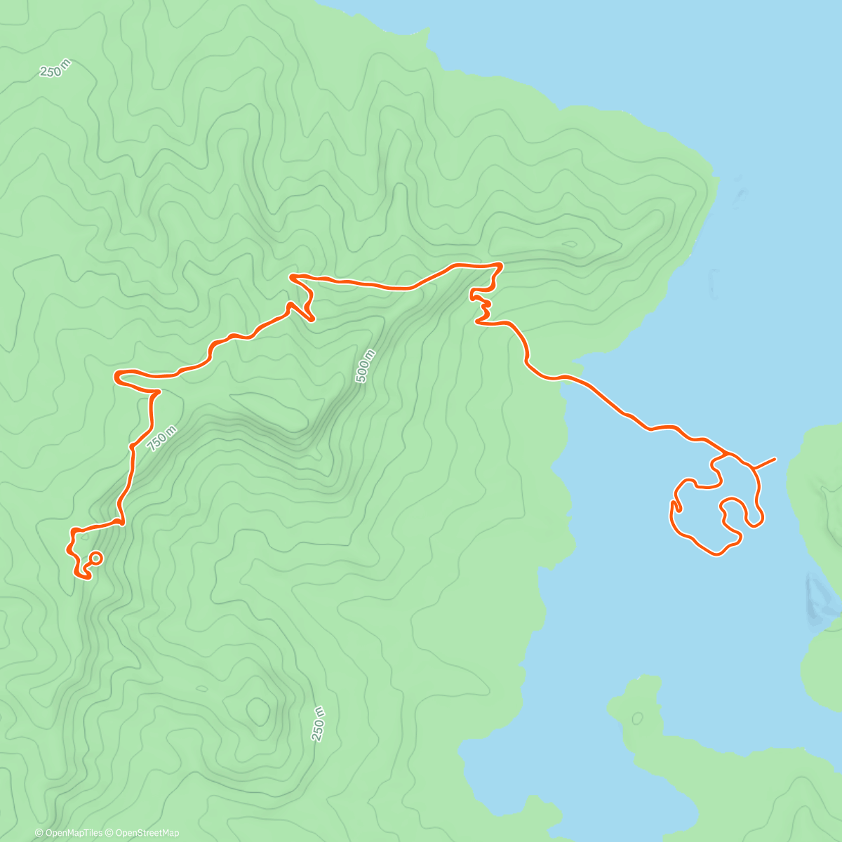 Map of the activity, Zwift - Climb Portal: Rocacorba at 125% Elevation in Watopia