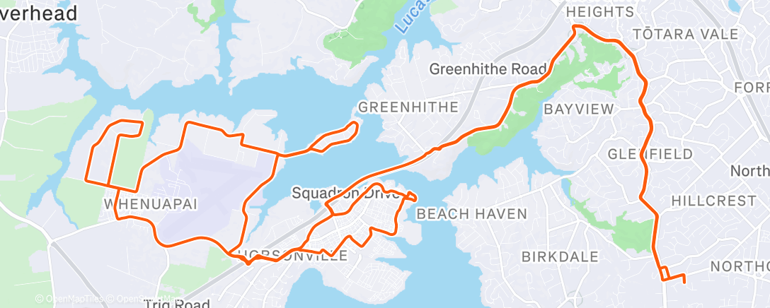 Map of the activity, Morning Ride