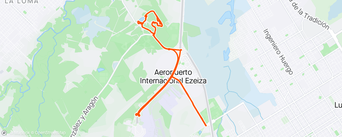 Mapa de la actividad (Caden aeropuerto y barrio uno)